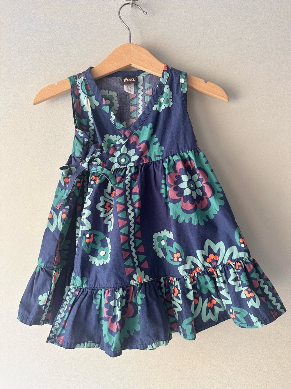 Tea Collection Floral Wrap Dress